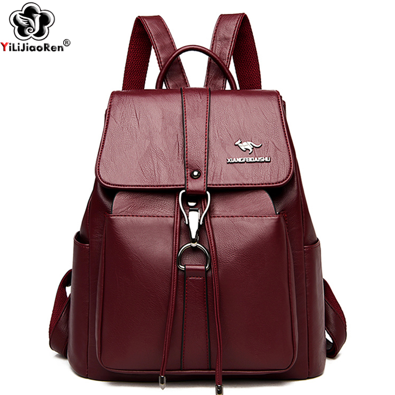 Fashion Backpack Women - 여성용 도난 방지 숄더백, 유명 브랜드