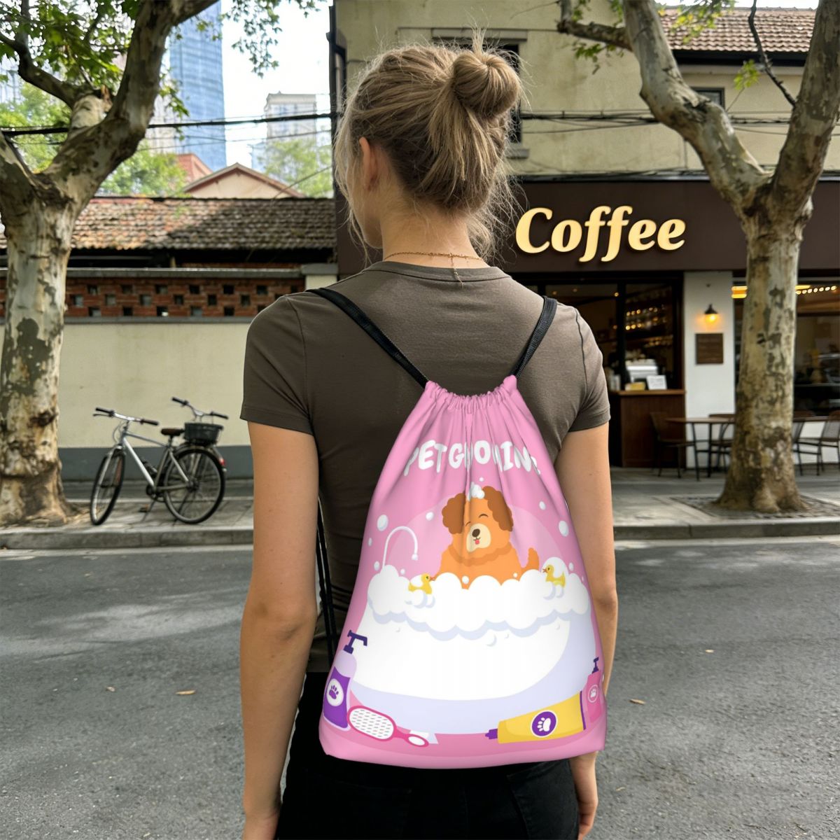 개와 고양이를 위한 애완동물 미용용 드로스트링 백팩 스 - Drawstring Gym Bag 리뷰 및 가격
