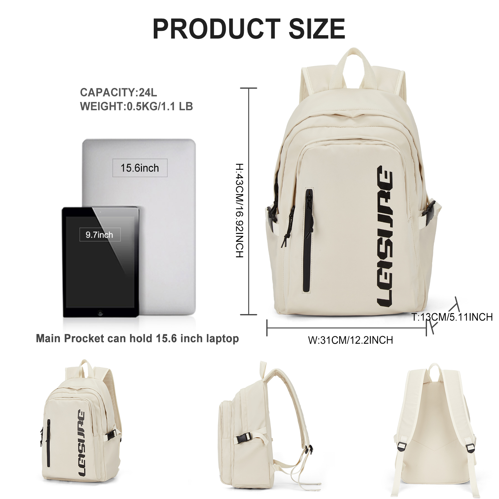 캐주얼 경량 십대 학생용 대학/대학교 휴대용 백팩 남녀 - Fashion Backpack Women 리뷰 및 가격