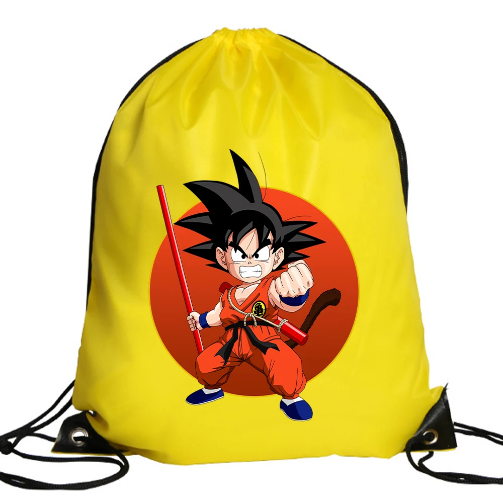 드래곤볼 폴리에스터 드로스트링 백 손오공 짐 스포츠 백 - Drawstring Gym Bag 리뷰 및 가격