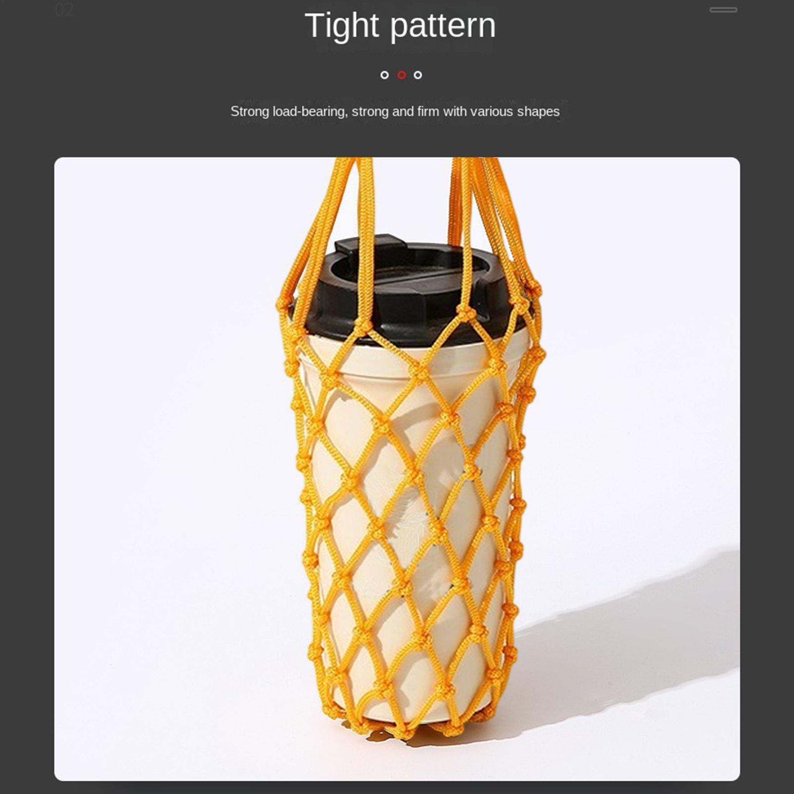 1pcs 물병 가방 크로셰 메쉬 컵 홀더 캠핑 하이킹  - Hydration Pack Outdoor 리뷰 및 가격